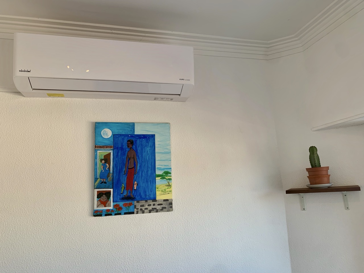 MIRazul — AC e quadro decorativo